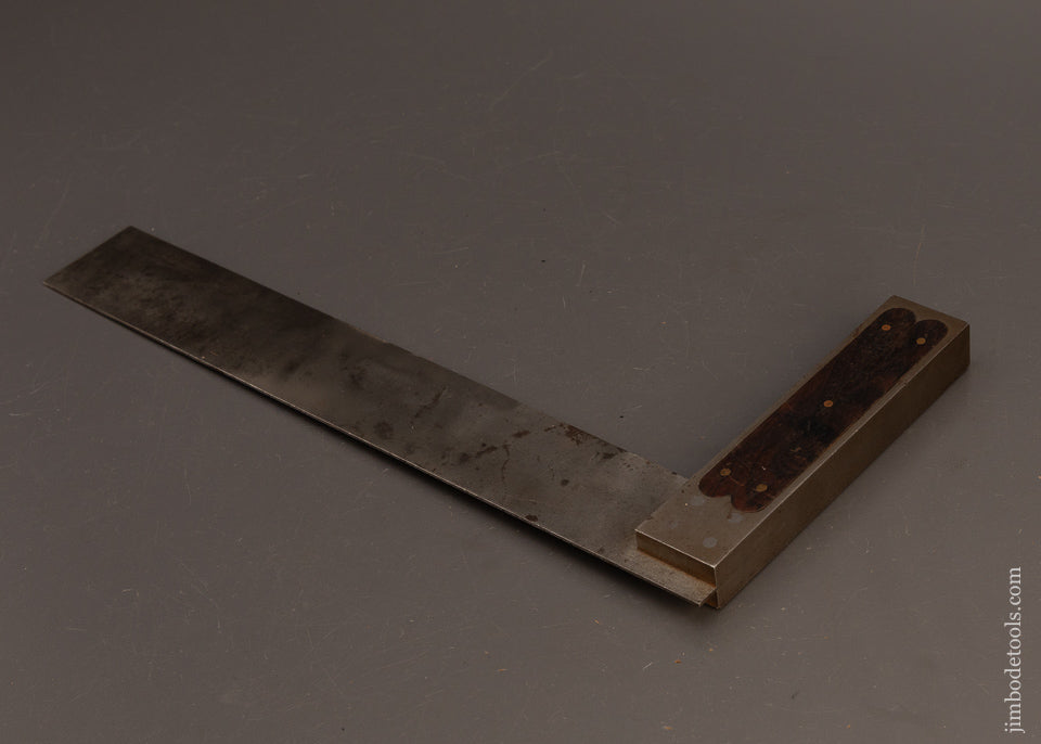 Crisp-Fine-12-Inch-ST.-JOHNSBURY-TOOL-CO.-Rosewood-Infill-Try-Square-119867