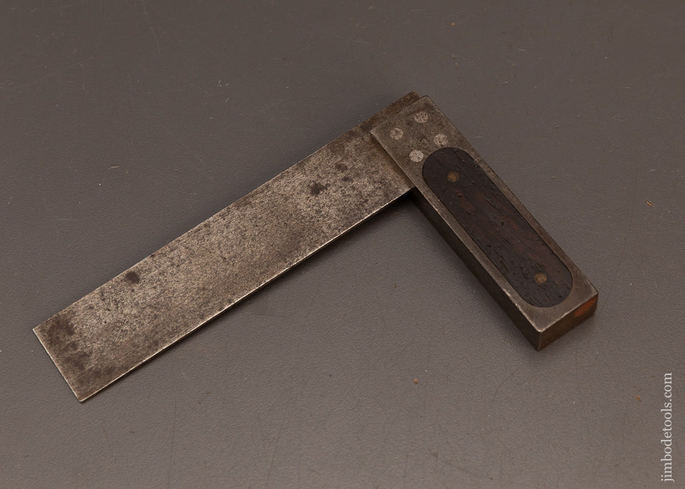 4-1/2-Inch-ST.-JOHNSBURY-TOOL-CO.-Rosewood-Infill-Try-Square-Fine-119871