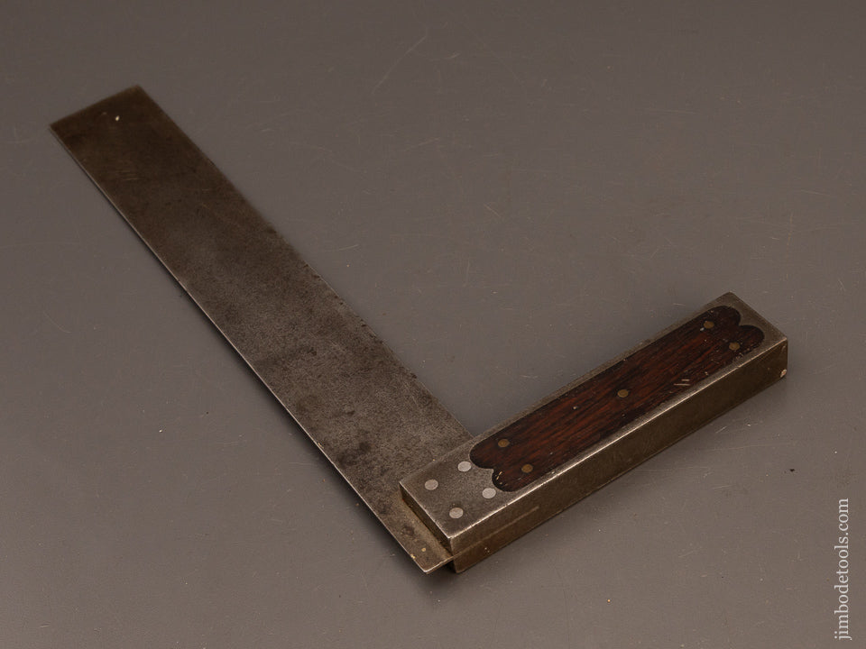 Beautiful-Rosewood-Infill-ST.-JOHNSBURY-TOOL-CO.-12-Inch-Try-Square-Fine-119881