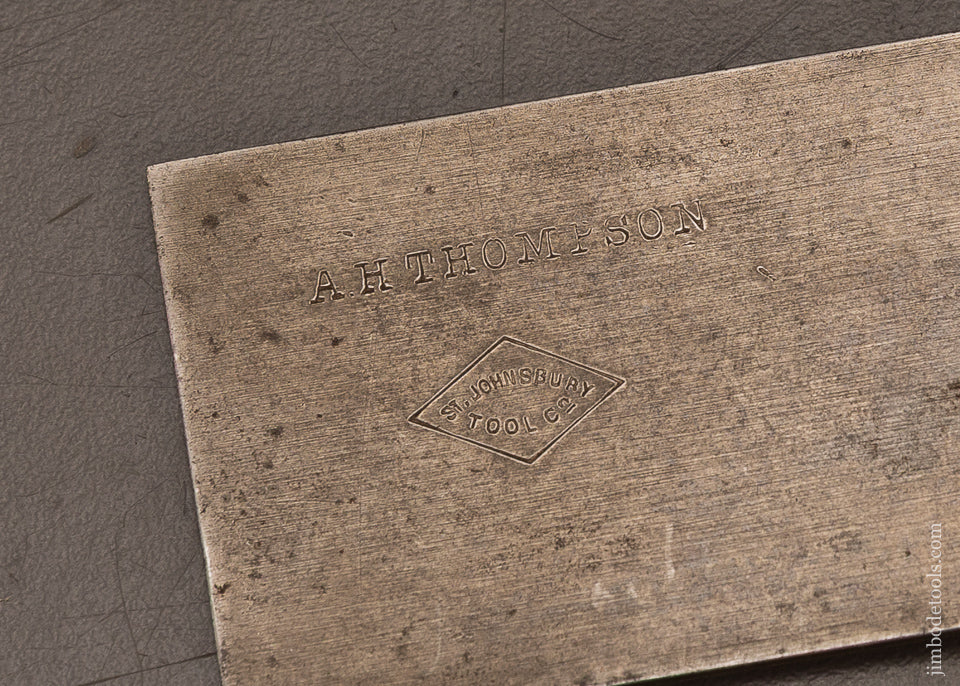 Crisp-ST.-JOHNSBURY-TOOL-CO.-7-Inch-Rosewood-Infill-Try-Square-119883