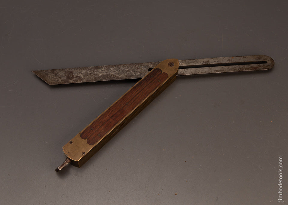 Gorgeous-15-Inch-ROBINSON’S-PATENT-ST.-JOHNSBURY-Bevel-Square-with-Rosewood-Infill-119893
