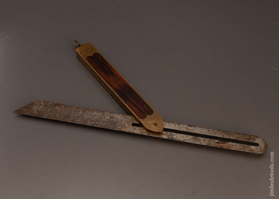 Gorgeous-15-Inch-ROBINSON’S-PATENT-ST.-JOHNSBURY-Bevel-Square-with-Rosewood-Infill-119893