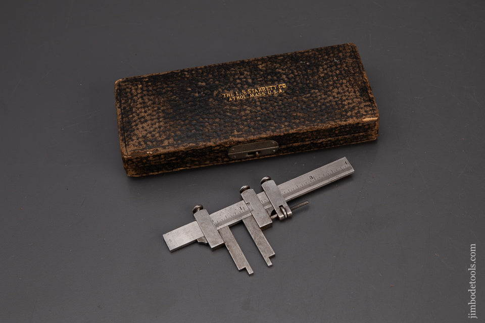 STARRETT-No.-25-Precision-Vernier-Caliper-in-Original-Box-119896