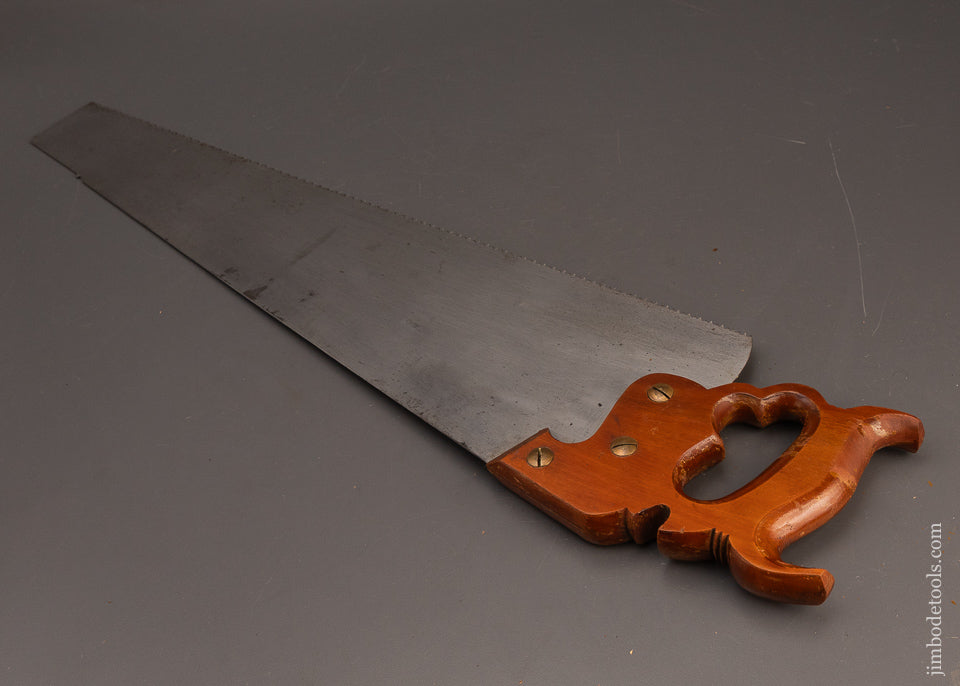 Phenomenal-Like-New-DISSTON-No.-12-London-Spring-Hand-Saw-119922