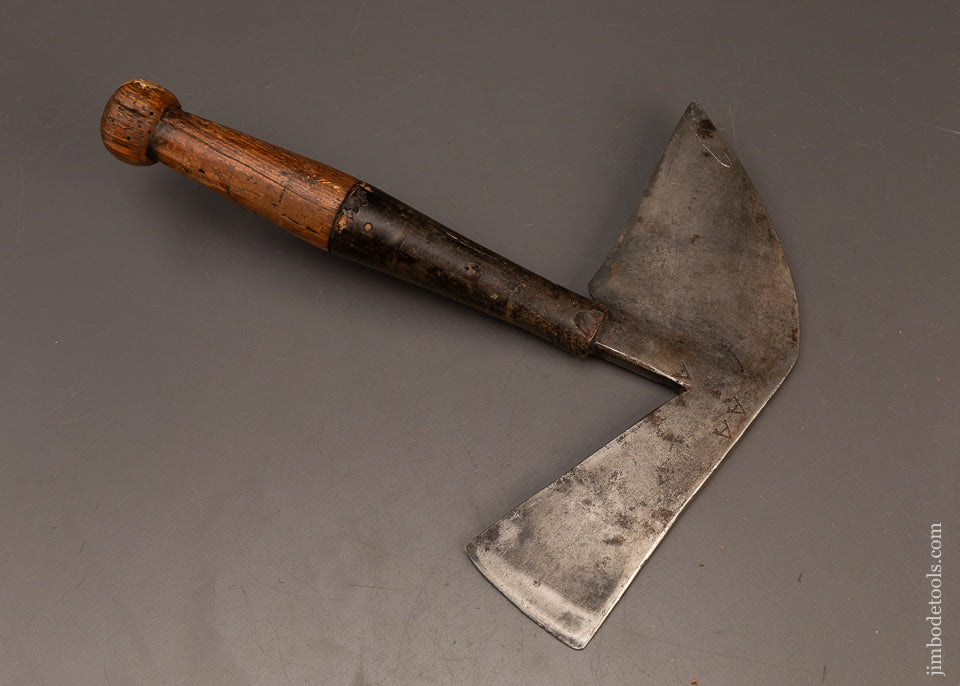 Unusual-Axe-with-Horn-&-Wooden-Handle-119928
