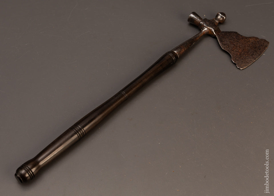 Ancient-18th-Century-Battle-Axe-with-Ebony-Handle-119939