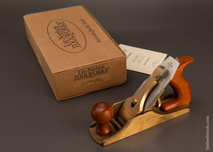 Near-Mint-in-Box-LIE-NIELSEN-No.-4-Bronze-Smooth-Plane-119942