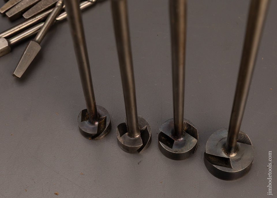 Extra-Fine-Near-Mint-Premium-Set-of-BENJAMIN-FORSTNER-PATENT-Auger-Bits-119943