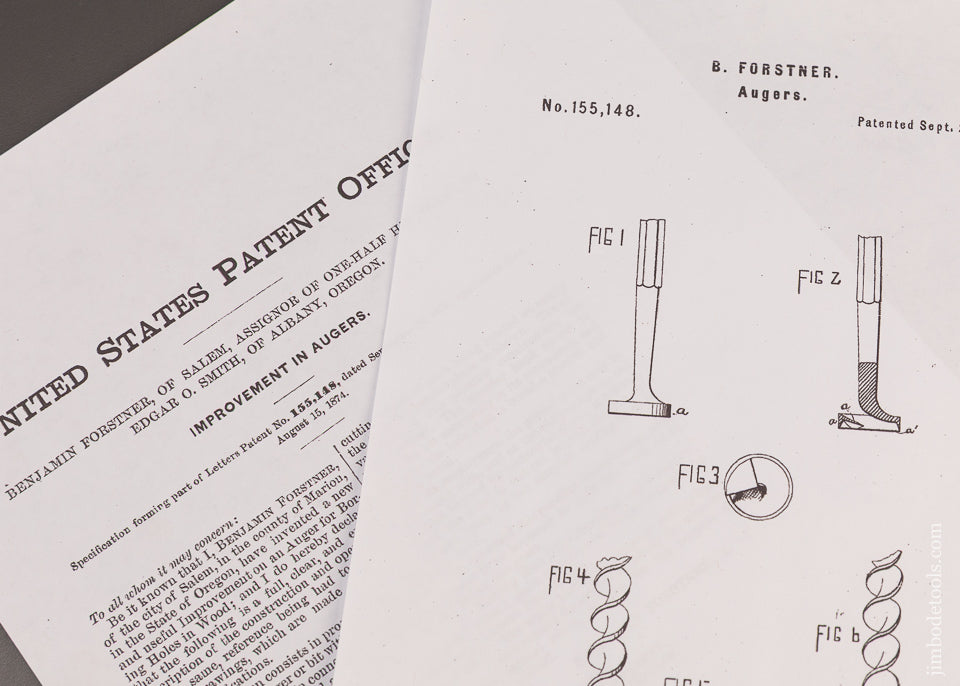 Extra-Fine-Near-Mint-Premium-Set-of-BENJAMIN-FORSTNER-PATENT-Auger-Bits-119943