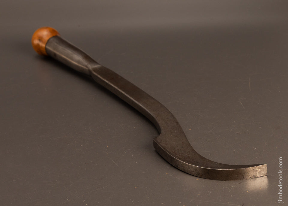 Fine-J.-HOWARTH-1/2-Inch-Swan-Neck-Mortise-Chisel-18-1/4-Inches-Long-119945