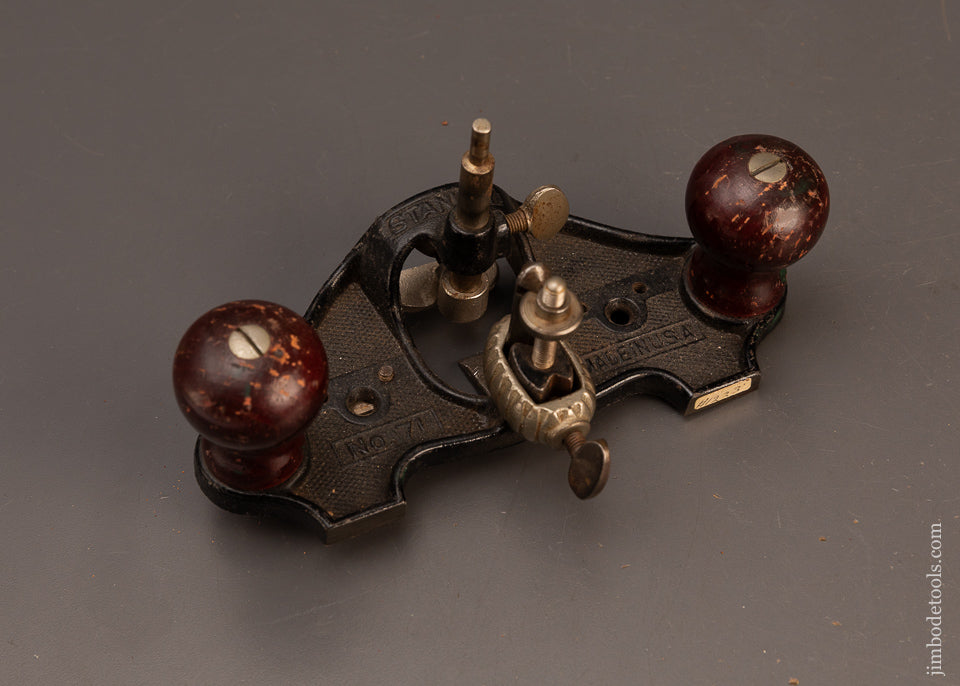 Excellent-STANLEY-No.-71-Router-Plane-with-Fence-119953