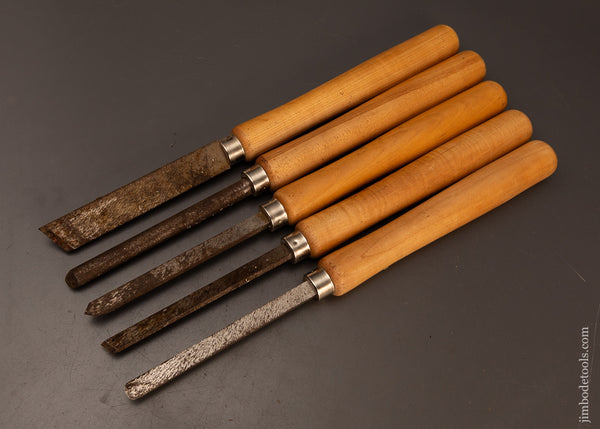 Fine Set of 5 BUCK BROS. Turning Chisels - 119971 – Jim Bode Tools