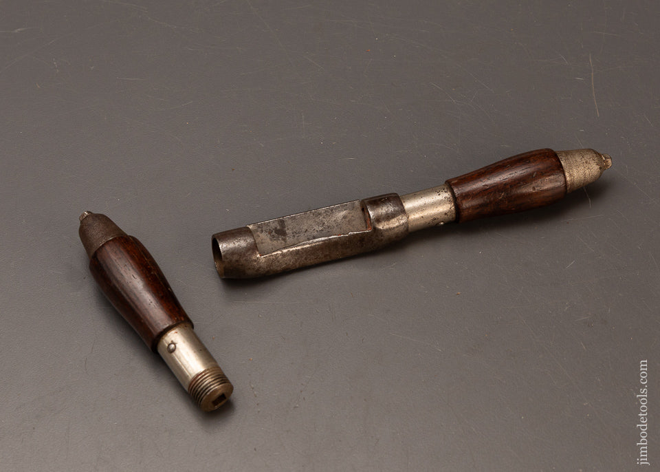 Rare-&-Fine-HUMPHREY-PATENT-1882-Spoke-Shave-with-Rosewood-Handles-119974