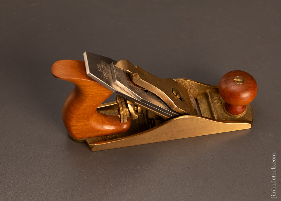 Discontinued-Bronze-LIE-NIELSEN-No.-1-Smooth-Plane-Near-Mint-in-Box-119981