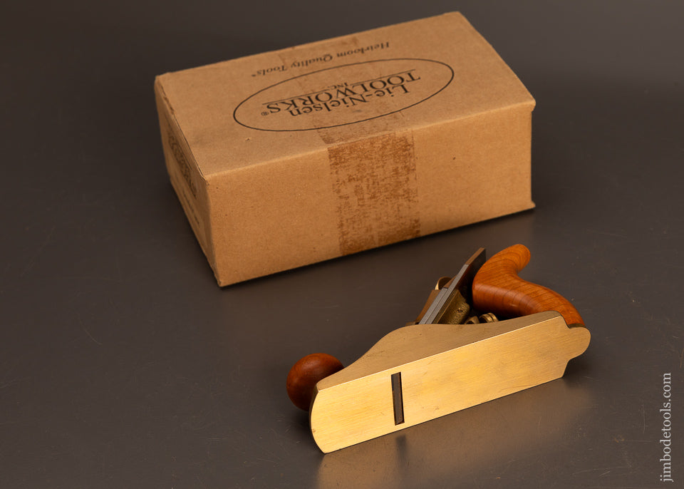 Discontinued-Bronze-LIE-NIELSEN-No.-1-Smooth-Plane-Near-Mint-in-Box-119981