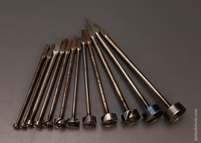 Extra-Fine-Near-Mint-Premium-Set-of-BENJAMIN-FORSTNER-PATENT-Auger-Bits-120000