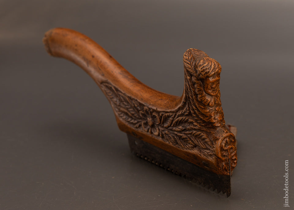 Gorgeous-Ornately-Carved-Early-Stair-Saw-Kerfing-Saw-120028