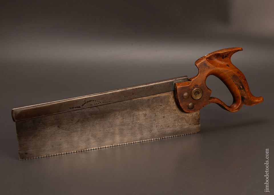 Fine-DISSTON No.-4-Back-Saw-with-Regan’s-Patent-Ergonomic-Handle-120035