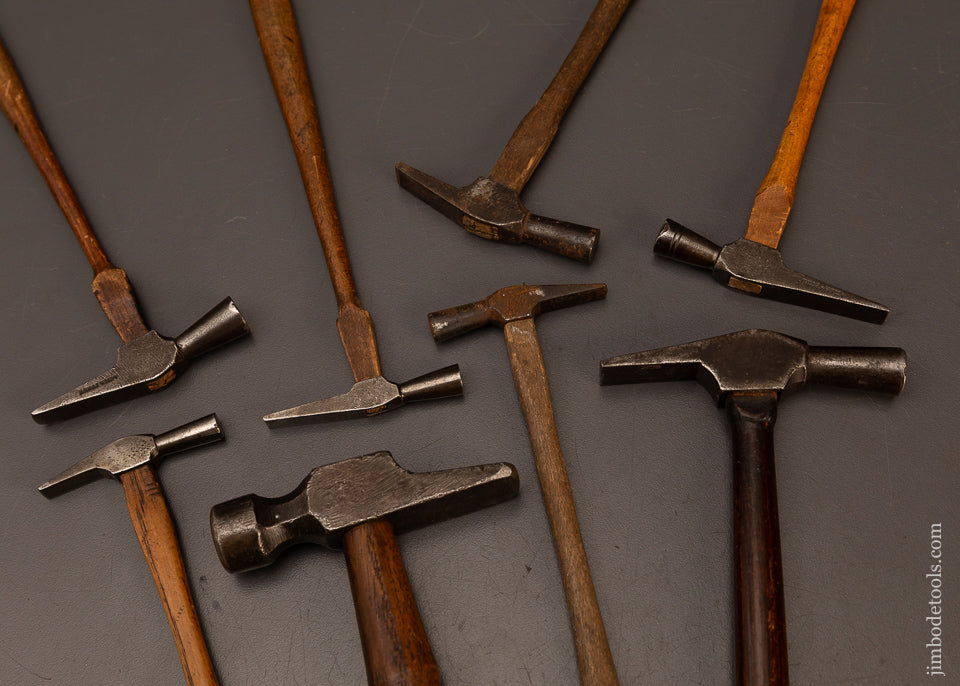 Collection of 8 French Jeweler’s Hammers - 120037