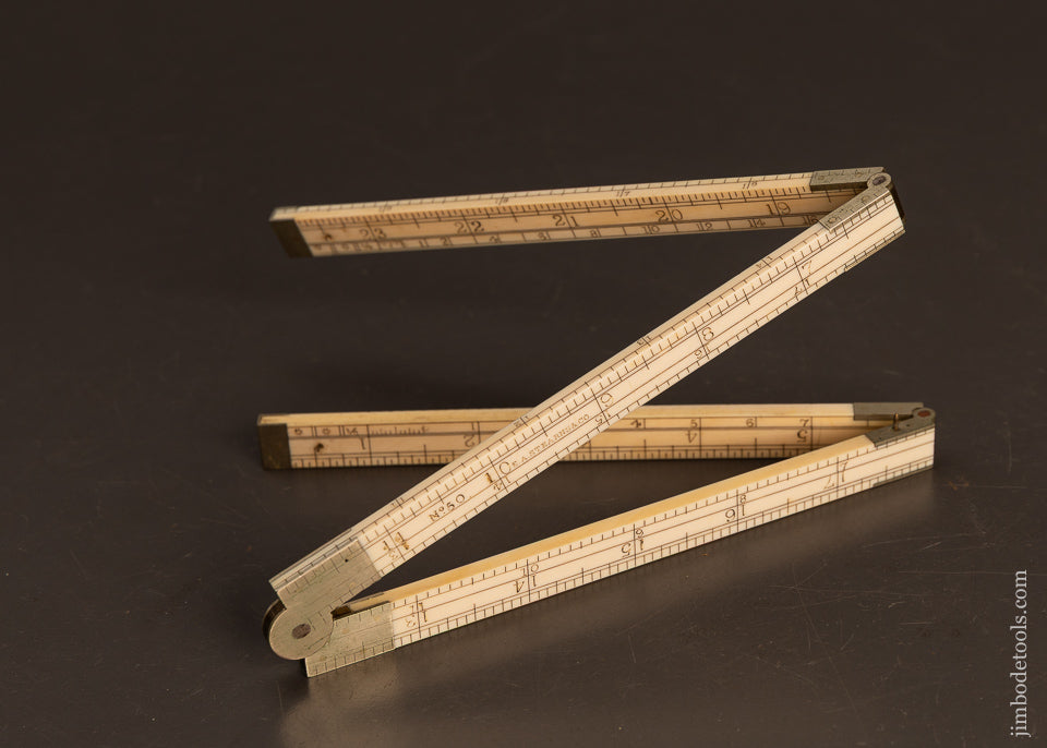 Fine-E.A.-STEARNS-&-CO.-24-Inch-Ivory-Rule-120038