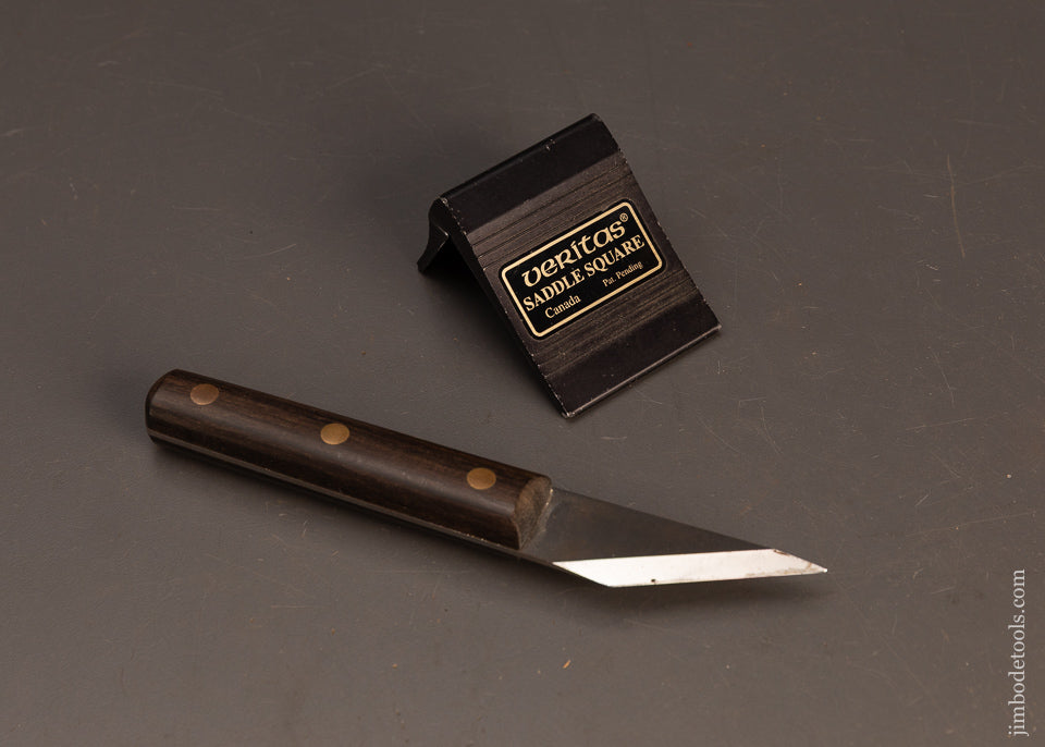 LEE-VALLEY-VERITAS-Ebony-Marking-Knife-&-Saddle-Square-120050