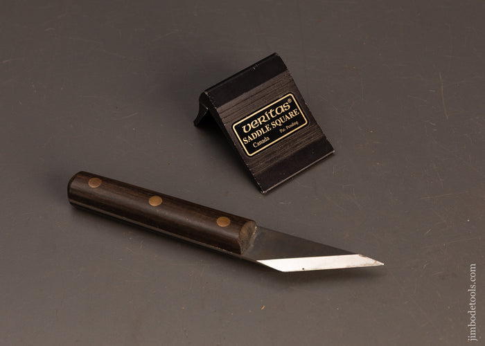 LEE-VALLEY-VERITAS-Ebony-Marking-Knife-&-Saddle-Square-120050