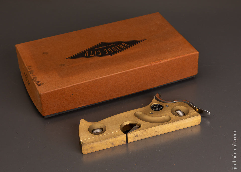 BRIDGE-CITY-TOOL-WORKS-HP-7-Foxtail-Shoulder-Plane-Near-Mint-in-Box-120054