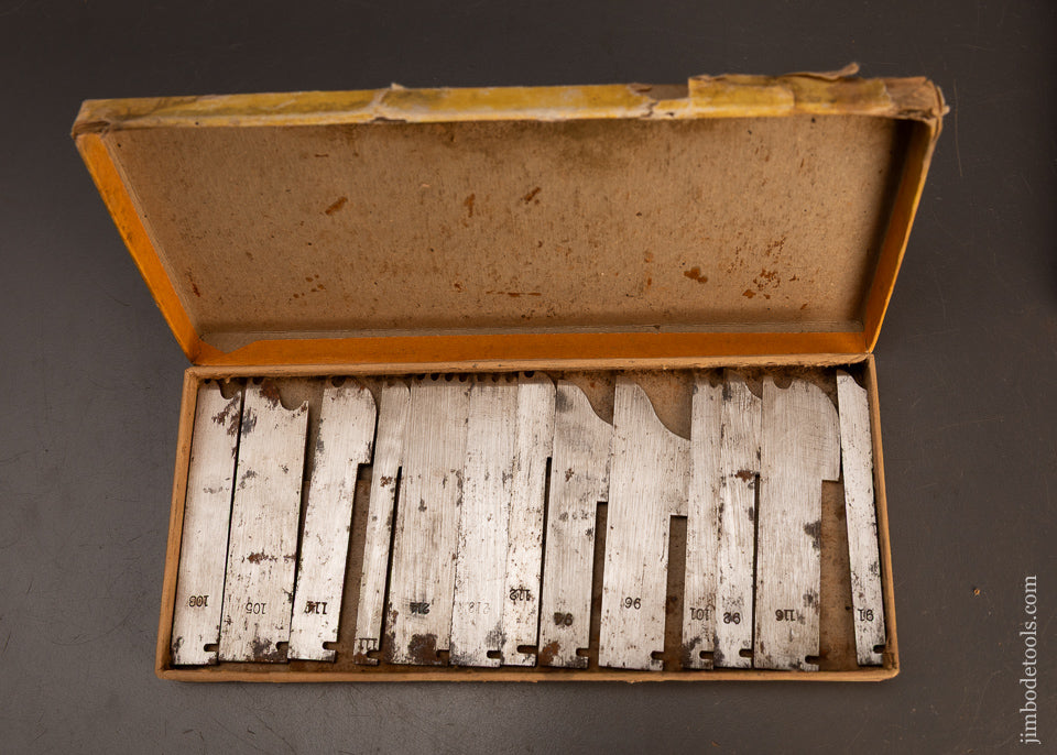 Extremely-Rare-Complete-Set-of-SPECIAL-CUTTERS-for-STANLEY-No.-55-Combination-Plane-120082-AS-OF-MAR-17