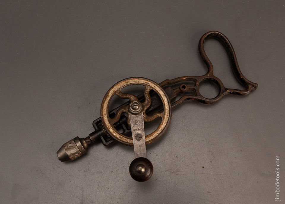 Rare-Sweetheart-STANLEY-No.-610-Pistol-Grip-Hand-Drill-120093