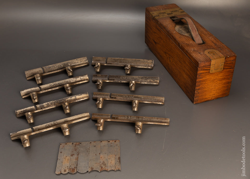 Complete Set of Rare Hollow & Round Bottoms for STANLEY No. 45 Combination Plane - 120098