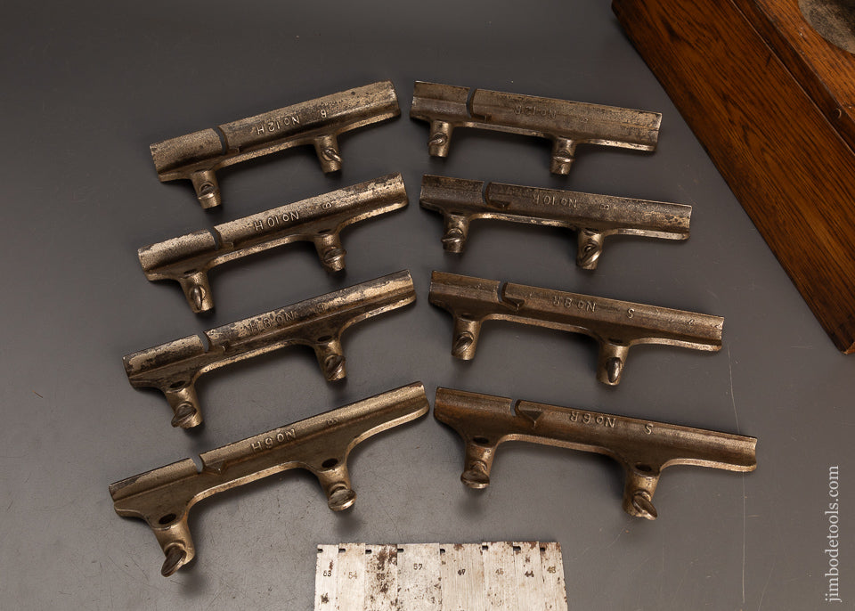 Complete Set of Rare Hollow & Round Bottoms for STANLEY No. 45 Combination Plane - 120098