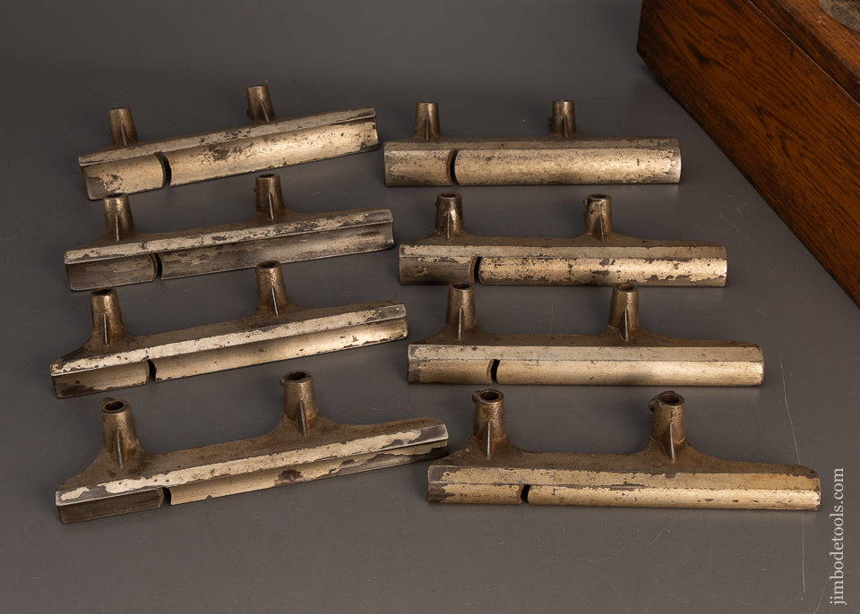 Complete Set of Rare Hollow & Round Bottoms for STANLEY No. 45 Combination Plane - 120098