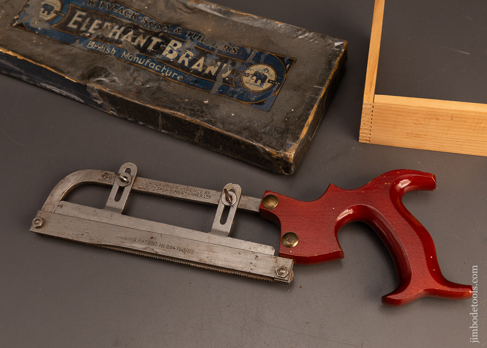 Rare!-Near-Mint-in-Box-AUBIN’s-PATENT-March-29,-1928-Finger-Joint-Box-Joint-Saw-120110