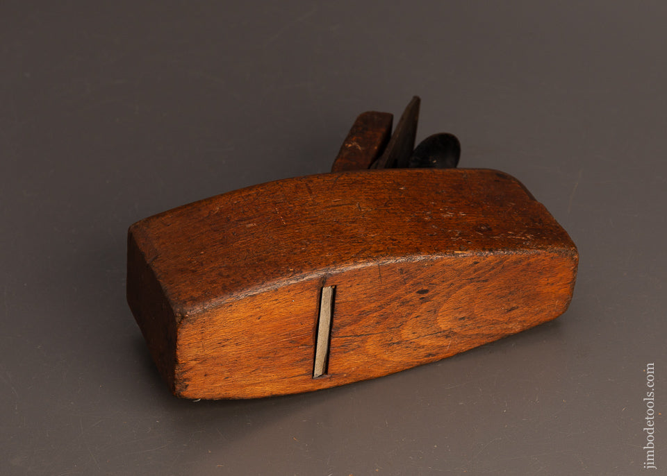Rare-PRESTON-Beech-Smooth-Plane-with-Iron-Rear-Grip-120129