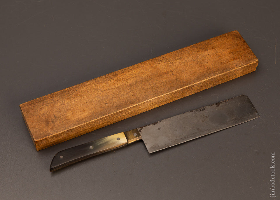 8-1/2-Inch-Horn-Handled-Straight-Knife-by-GERLAC-120132