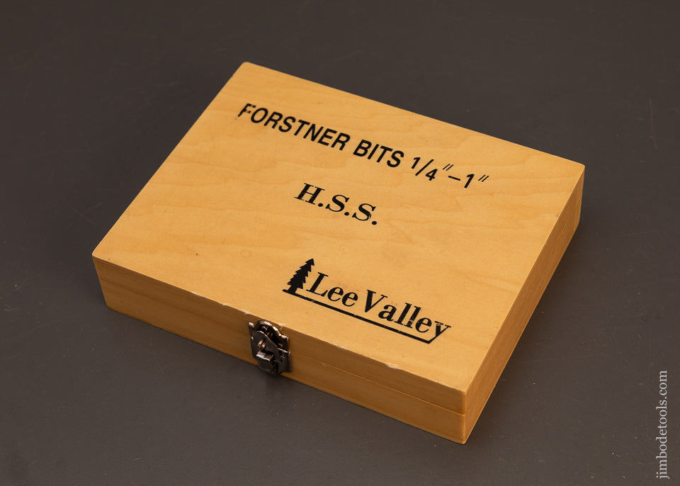 Sharp-Set-of-7-LEE-VALLEY-Forstner-Bits-120137