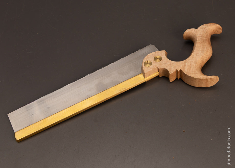 Mint-Unused-GREAT-LAKES-TOOL-WORKS-Brass-Back-Dovetail-Saw-120143