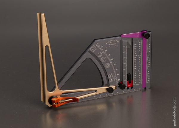 Mint-Unused-BRIDGE-CITY-TOOL-WORKS-UG-1-Universal-Gauge,-Speed-Square-and-Protractor-120149