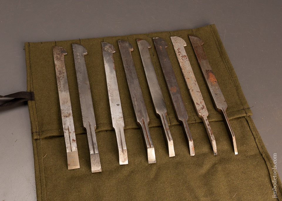 Fine-Graduated-Set-of-8-Plow-Plane-Irons-by-DWIGHT-&-FRENCH-120162