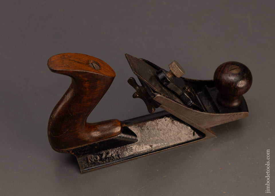 Rare-&-Fine-STANLEY-No.-72-1/2-Chamfer-Plane-with-Beading-Attachment-&-Bull-Nose-Attachment-120163-AS-OF-MAY-5