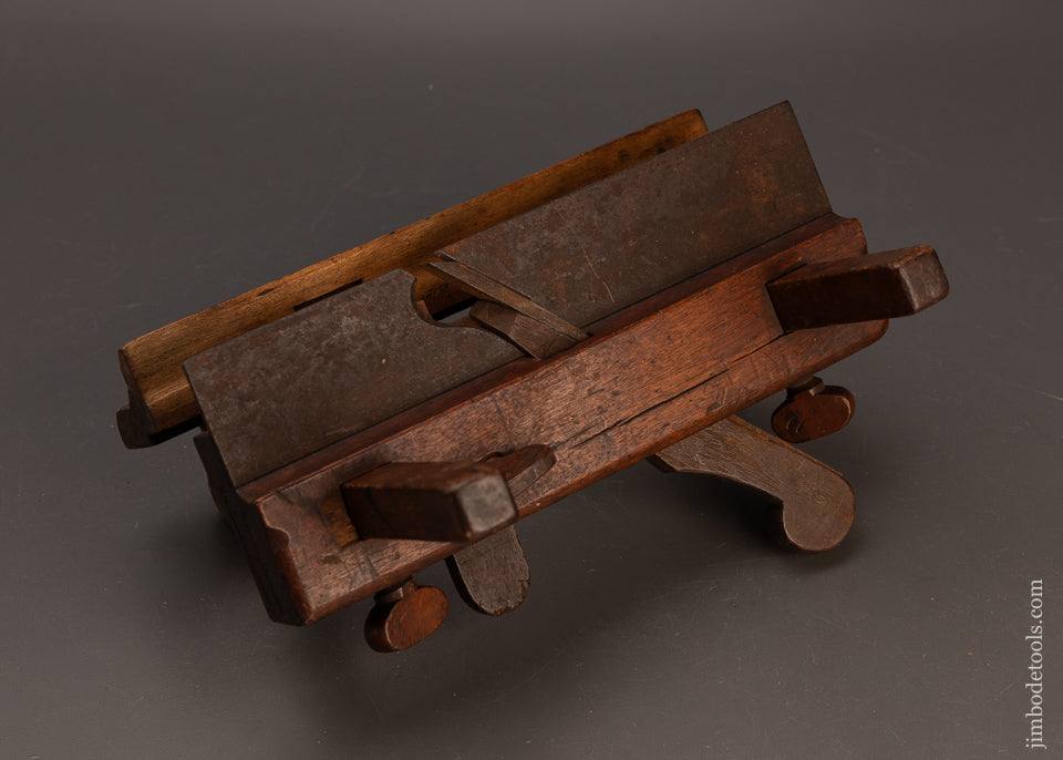 18th-Century-I.-LINDENBERGER-Yellow-Birch-Plow-Plane-Fine-120180