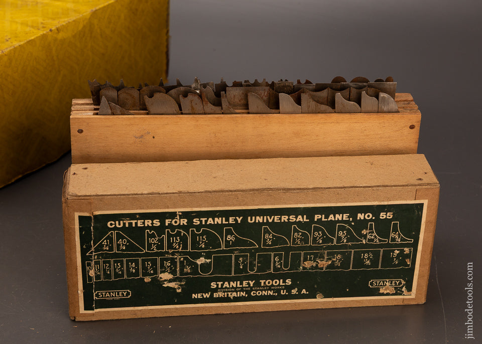 STANLEY-No.-55-Combination-Plane-100%-COMPLETE-in-Original-Box-120190-AS-OF-MAR-21