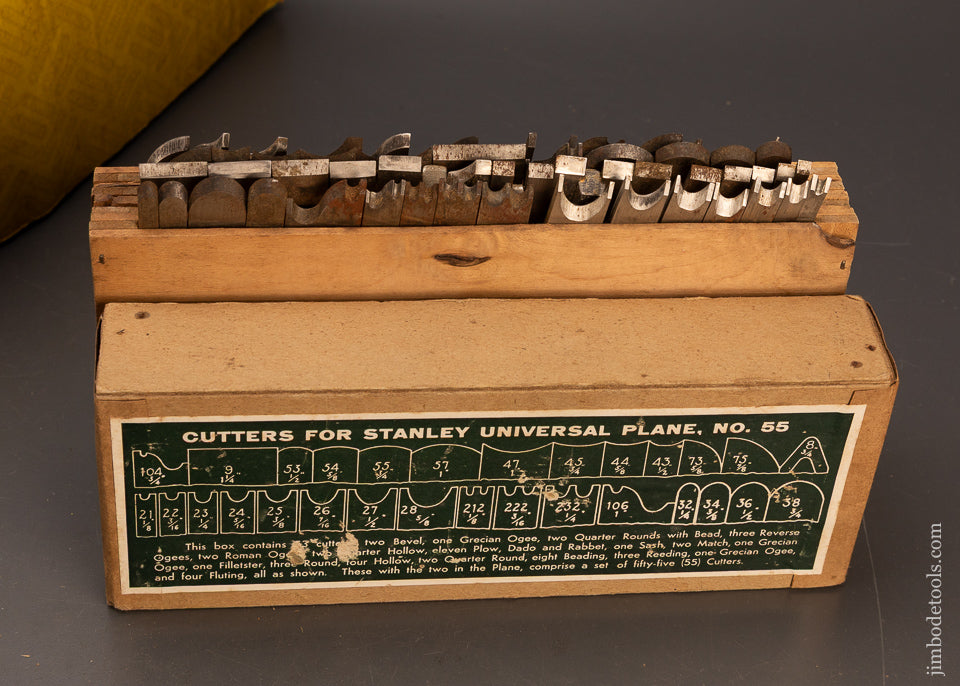 STANLEY-No.-55-Combination-Plane-100%-COMPLETE-in-Original-Box-120190-AS-OF-MAR-21