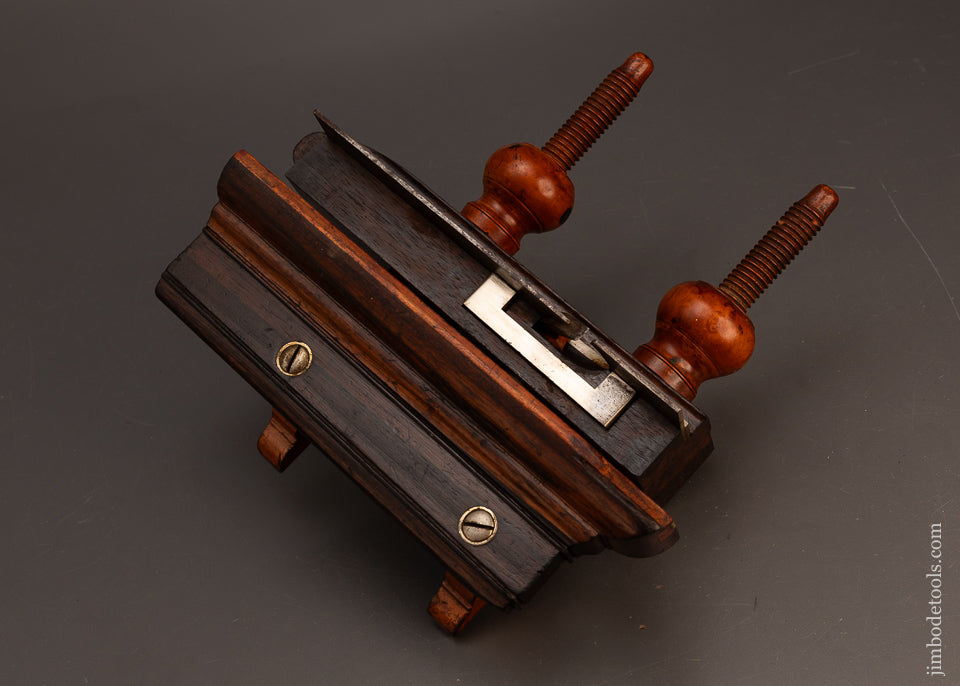 Fine-LAMB-&-BROWNELL-NEW-BEDFORD-Solid-Rosewood-Plow-Plane-120203