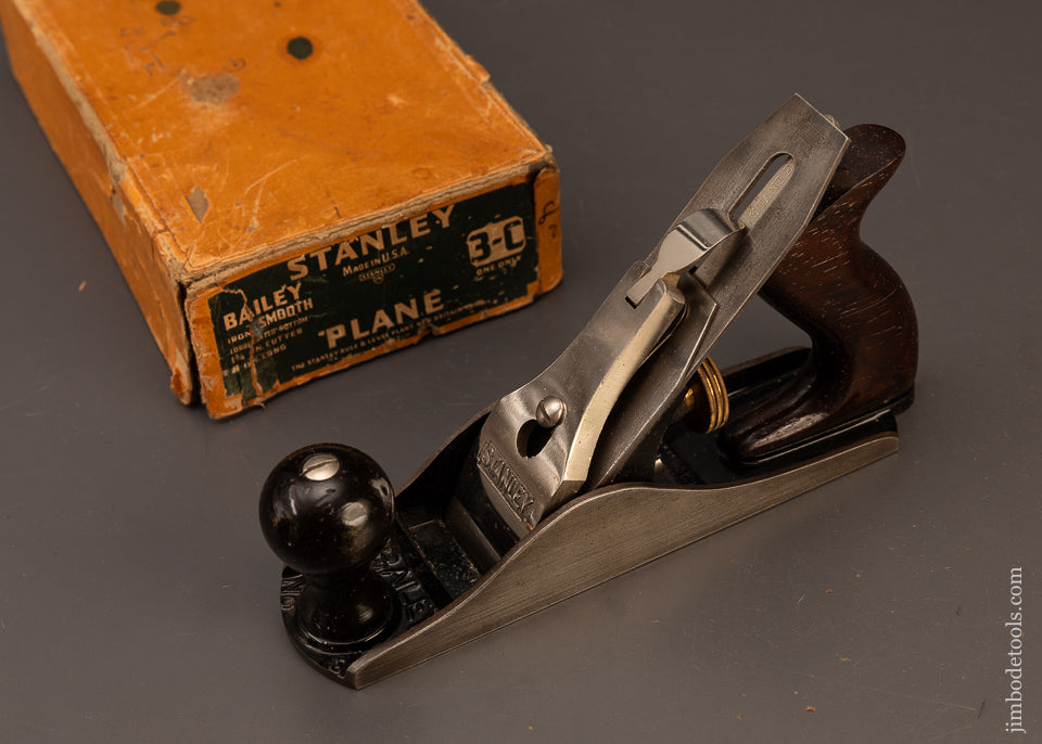 Fine-STANLEY-No.-3C-Plane-Near-Mint-in-Box-120218