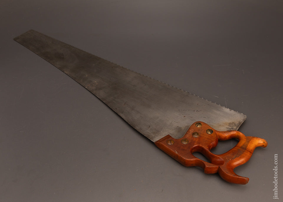 Early-&-Fine-DISSTON-D8-Thumb-Hole-Rip-Hand-Saw-120226