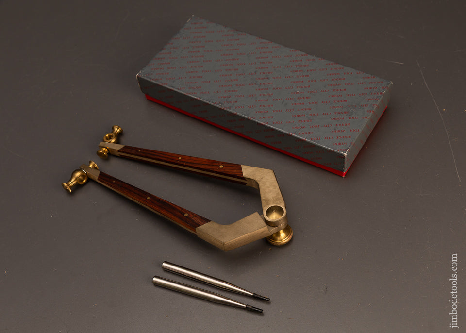 BRIDGE-CITY-TOOL-WORKS-DC-40-Dividing-Compass-Mint-in-Box-120231