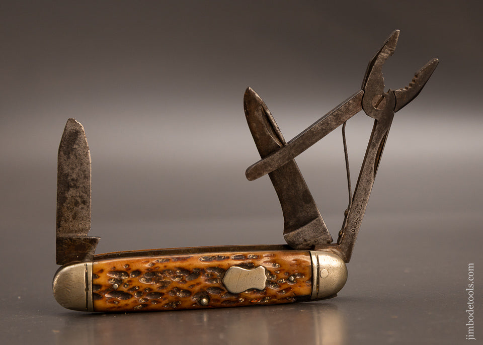 Rare-CLAUSS-Pocket-Knife-with-Pliers-120241