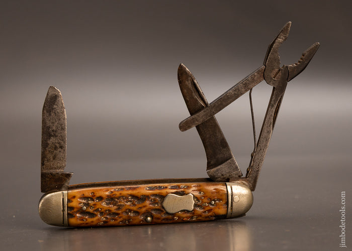 Rare-CLAUSS-Pocket-Knife-with-Pliers-120241