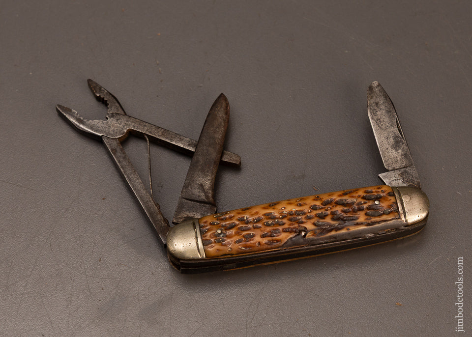 Rare-CLAUSS-Pocket-Knife-with-Pliers-120241